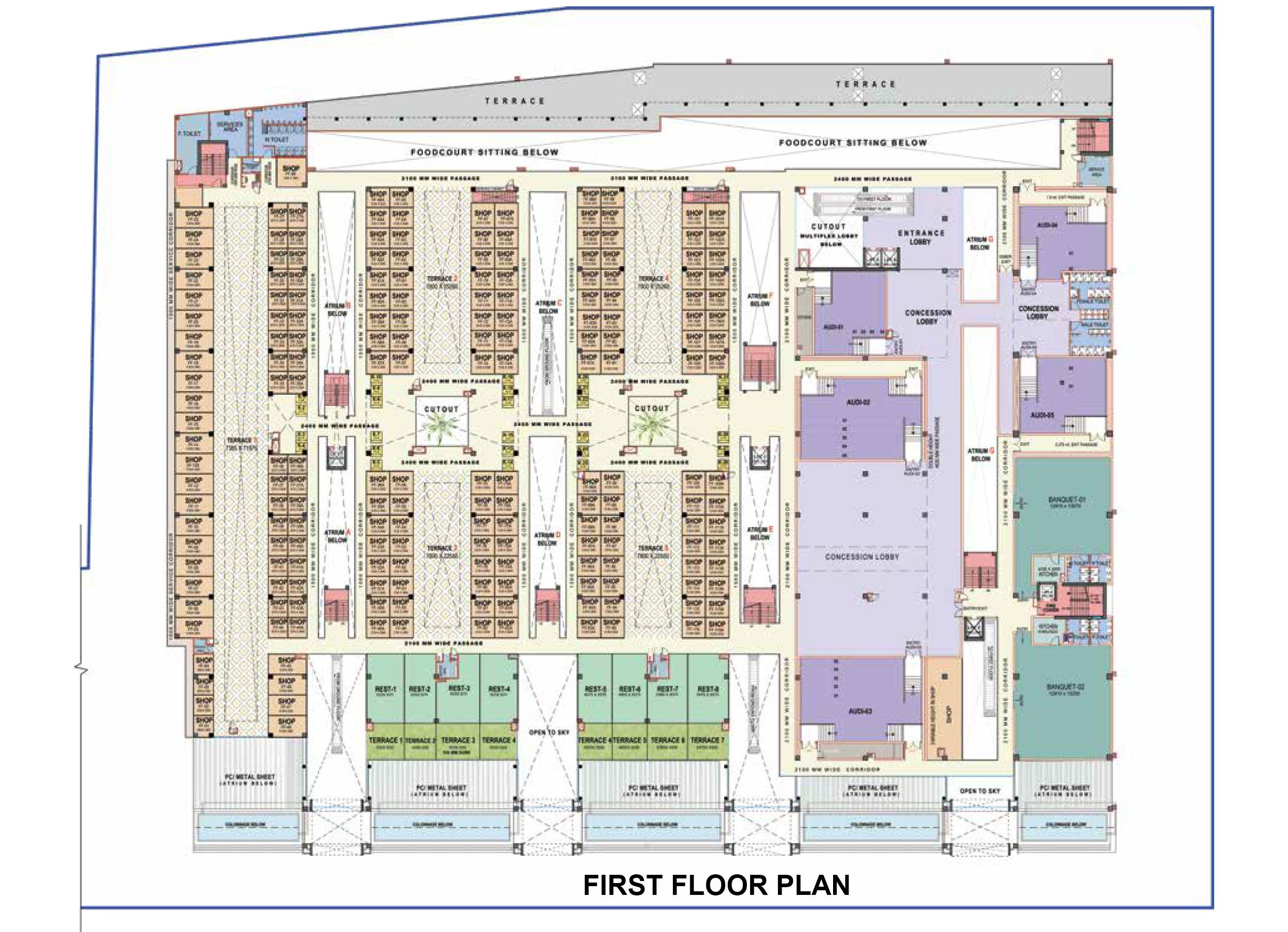 First Floor Gaur Aero Mall